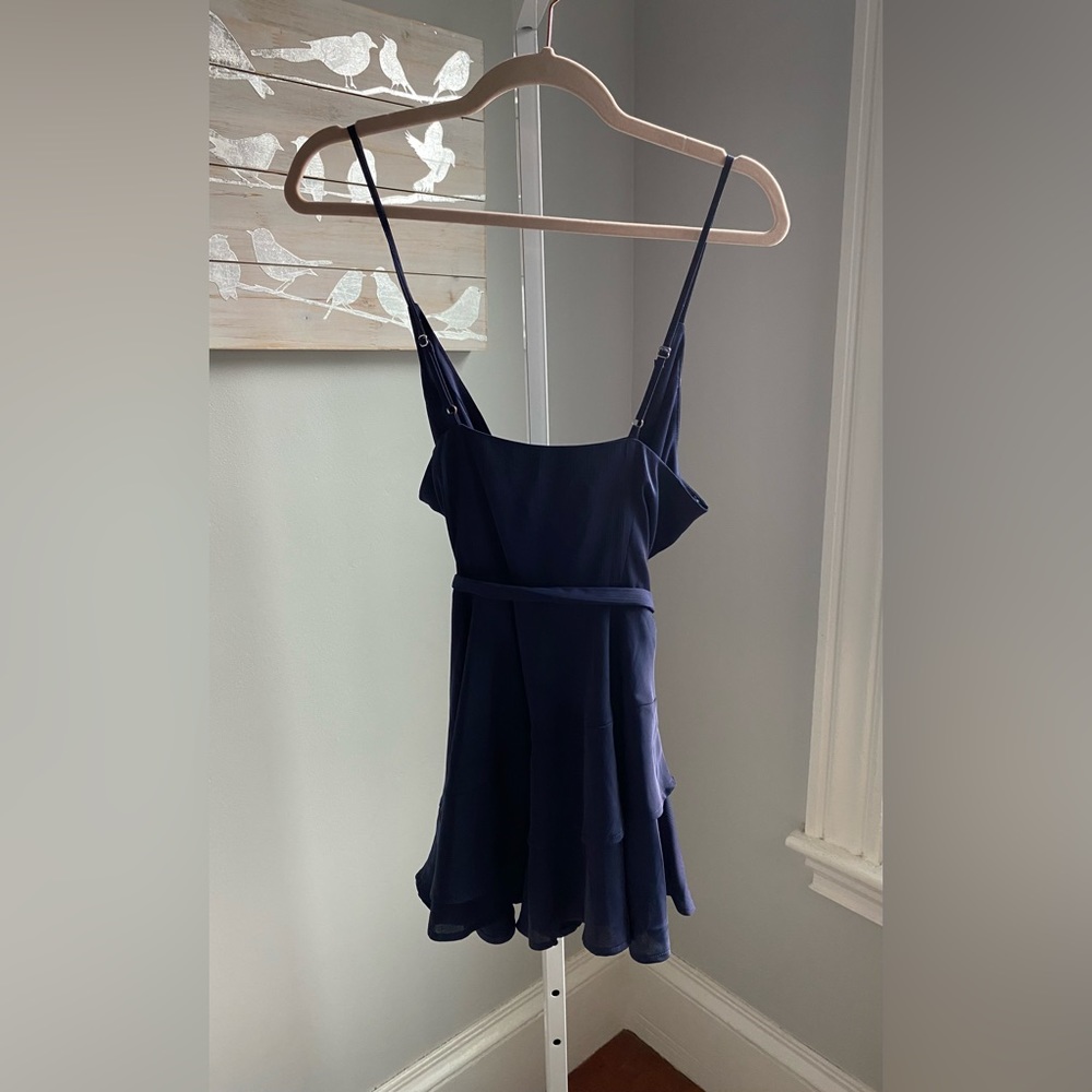 🤍BNWT ALTR’D STATE ARTESIA ROMPER IN NAVY SIZE MEDIUM - Picture 6 of 11